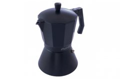 Кофеварка гейзерная алюминиевая Kamille - 450 мл черная (2513)