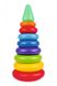 Игрушка Пирамидка выдувная - 2 с цветными кольцами 43 см ТехноК арт 0984