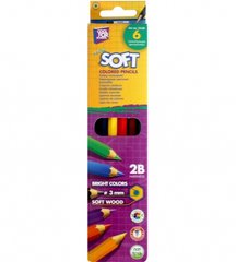 Олівці кольорові "Softy" 6 кольорів CF15130