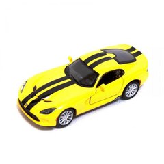 Машинка SRT Viper GTS (желтая) Kinsmart