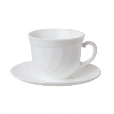 Сервіз чайний Trianon 220мл на 6 персон Luminarc E8845 білий