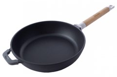 Сковорода чавунна емальована Biol - 240 мм чорна (0324E)