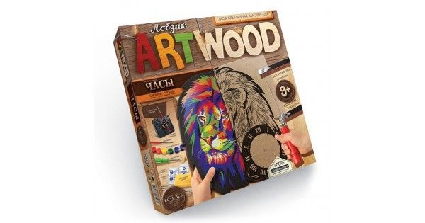 Набор для творчества и выпиливания Лобзик "Art Wood" + часы /5