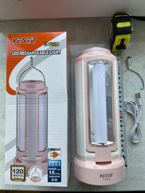 Ліхтар кемпінговий акумуляторний LL-7802 Лампа аварійного освітлення VESTA SMD LED (5.4W)