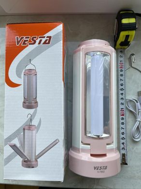 Ліхтар кемпінговий акумуляторний LL-7802 Лампа аварійного освітлення VESTA SMD LED (5.4W)