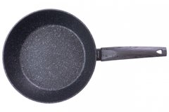 Сковорода антипригарна Kamille - 260 мм Black Marble глибока (4135)