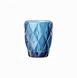 Набор стаканов "Сапфир" винтажные ромб 240мл 6шт Helios 6400 цветное стекло в подарочной упаковке