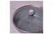 Сковорода антипригарна Kamille - 240 мм Granite глибока з кришкою (4275GR)