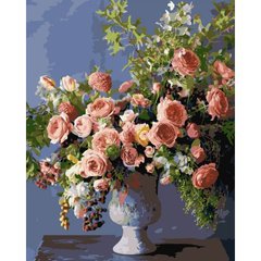Картина по номерам "Букет из розовых цветов" 40x50 см Origami Украина