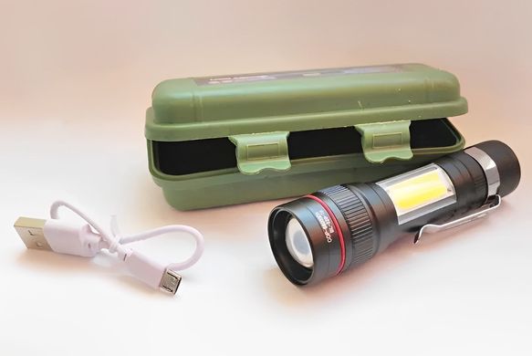 Ліхтарик ручний акумуляторний Bailong BL-520 T6 + COB