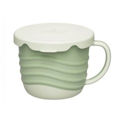 Чашка 2в1 для питья и снеков "Зеленая серия", мятная MiC Германия