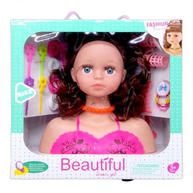 Кукла-манекен для причесок "Dream girl" (шатенка) MIC