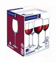 Набор бокалов для вина "Allegresse" 550мл 4шт Luminarc L1403