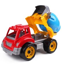Игрушка машинка бетономешалка "Автомиксер ТехноК", прочный пластик, яркие цвета арт.3718, 36 x 20 x 24 см