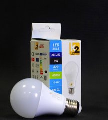 Світлодіодна лампа 12-48V від акумулятора LED KES 222, E27, 9W, 6500K, 820L (не від 220 а від 12-48 Вольт)