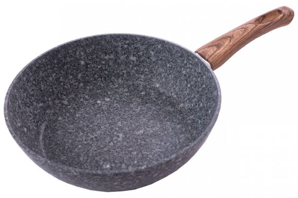 Сковорода антипригарна Kamille - 260 мм Granite глибока (4166)