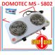 Плита электрическая двухкомфорочная настольная "DOMOTEC" спираль 2000W MS 5802