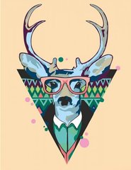 Картина по номерам "Cool deer" ★★☆ MiC Украина
