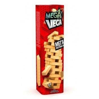 Настольная игра Mega Vega деревянные бруски 54 шт Джанга Вежа Башня от Данкотойс Украина