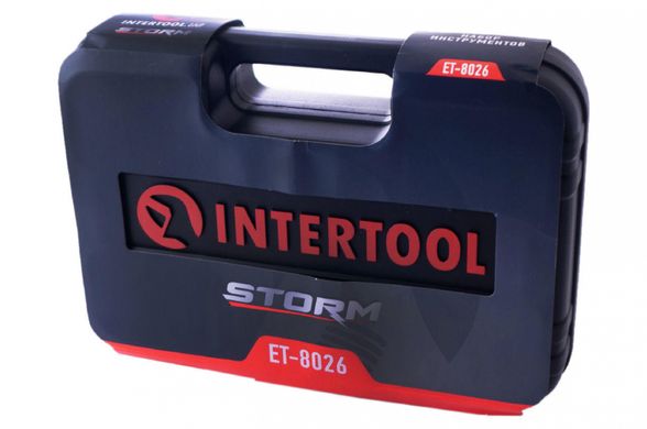 Набір інструменту Intertool - 3/8" 26 од. Storm (ET-8026)