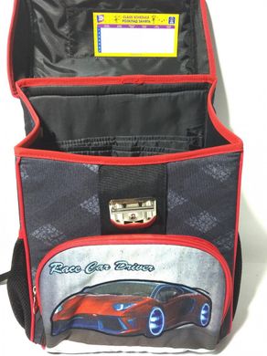 Ранец портфель школьный каркасный 14,5, Rally Racing 704