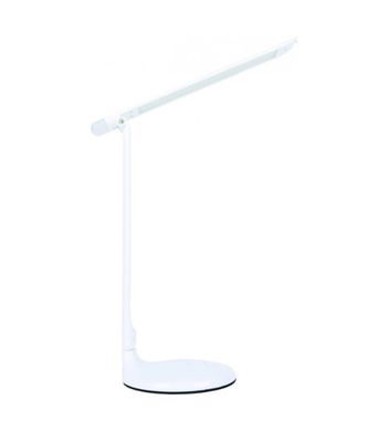 Світильник настільний Настільна лампа LED 10W (білий) + нічник 150*150*600мм, 650лм, LUXEL від мережі, лампа настільна TL-01W LED