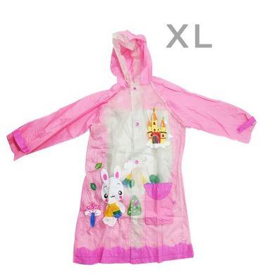 Детский дождевик, розовый XL MiC