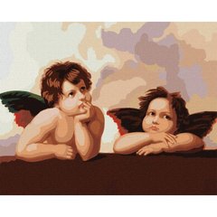Картина за номерами "Чарівні янголятка"