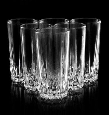Набор стаканов стекло высокие Венеция 3с969У -6шт. 300мл.,8302/ 0708