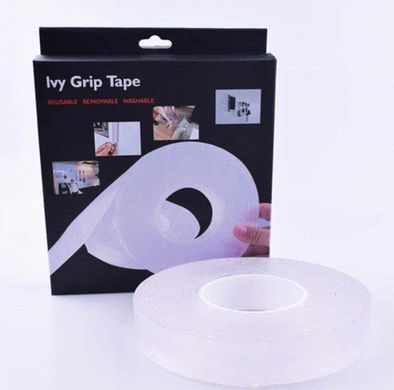 Багаторазова стрічка кріплення Ivy Grip Tape 5м гелева 6675 в коробці