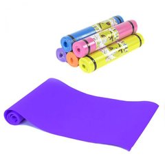 Коврик для йоги, 4 мм (фиолетовый) MiC