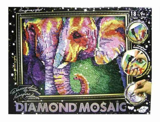 Алмазная живопись (мозаика А4 ) "Diamond Mosaic" малая картина 20*30см с рамкой, в коробке