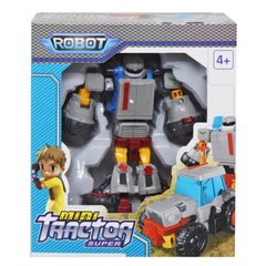 Трансформер "Робот-трактор" (серый) MIC
