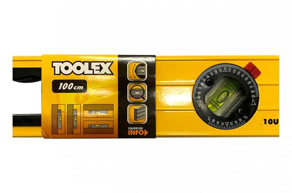 Рівень Toolex - 1000мм з поворотною капсулою (10U99-100)