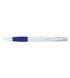 Ручка кулькова металева 0,7мм зі змінним стрижнем, синя, Optima MAMBO білий корпус O17109