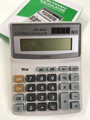 Калькулятор настільний класичний від сонячної батареї KENKO KK 808 14 * 10 * 2см Уцінка