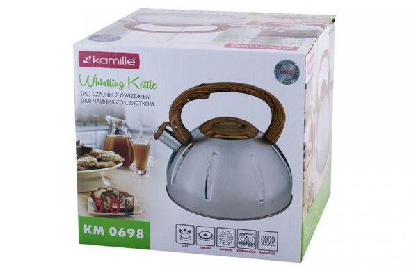 Чайник нержавеющий Kamille - 5 л (0698)