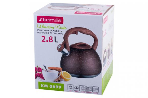 Чайник нержавеющий Kamille - 2,8 л 0699 (0699)