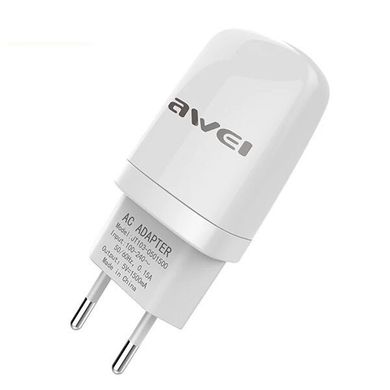 Зарядка мережевий адаптер універсальний потужний USB AWEI C821 5V 2.1A