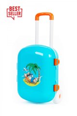 Чемодан іграшковий валіза дитяча на коліщатках з ручкою ТехноК 6108
