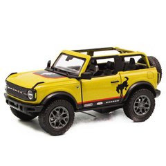 Машинка KINSMART "Джип Ford Bronco (open top)", жовтий