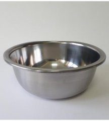 Миска тарілка кухонна нержавіюча сталь D 20,5 см H 7 см 1,5 літра