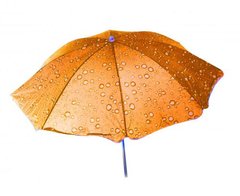 Зонт пляжный "Капельки" (оранжевый) MiC