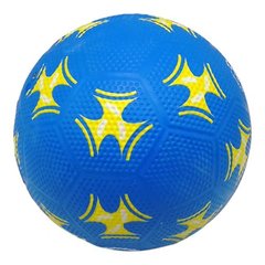 Мяч футбольный (номер 5), резиновый, синий MIC
