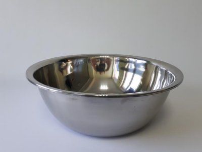 Миска тарелка кухонная нержавеющая сталь D 20,5 см H 7 см 1,5 литра