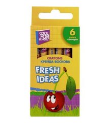 Мел восковый "Fresh Ideas", 6 цветов 9 см CF60704