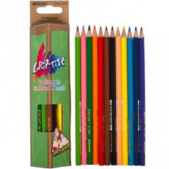 Олівці кольорові Marco "Grip-rite color" трикутні 12колір. 9100-12 СВ