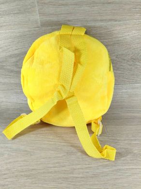 Сумочка рюкзак дитячий прогулянковий MP 1248 смайл, 23-21-5см, 1відділ, зам-блискавка, м'який плюш